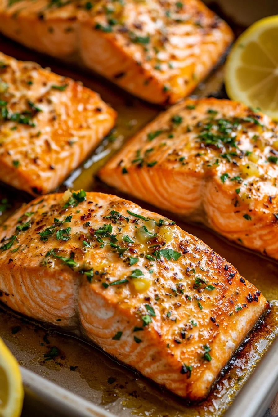 Garlic Butter Lemon Salmon