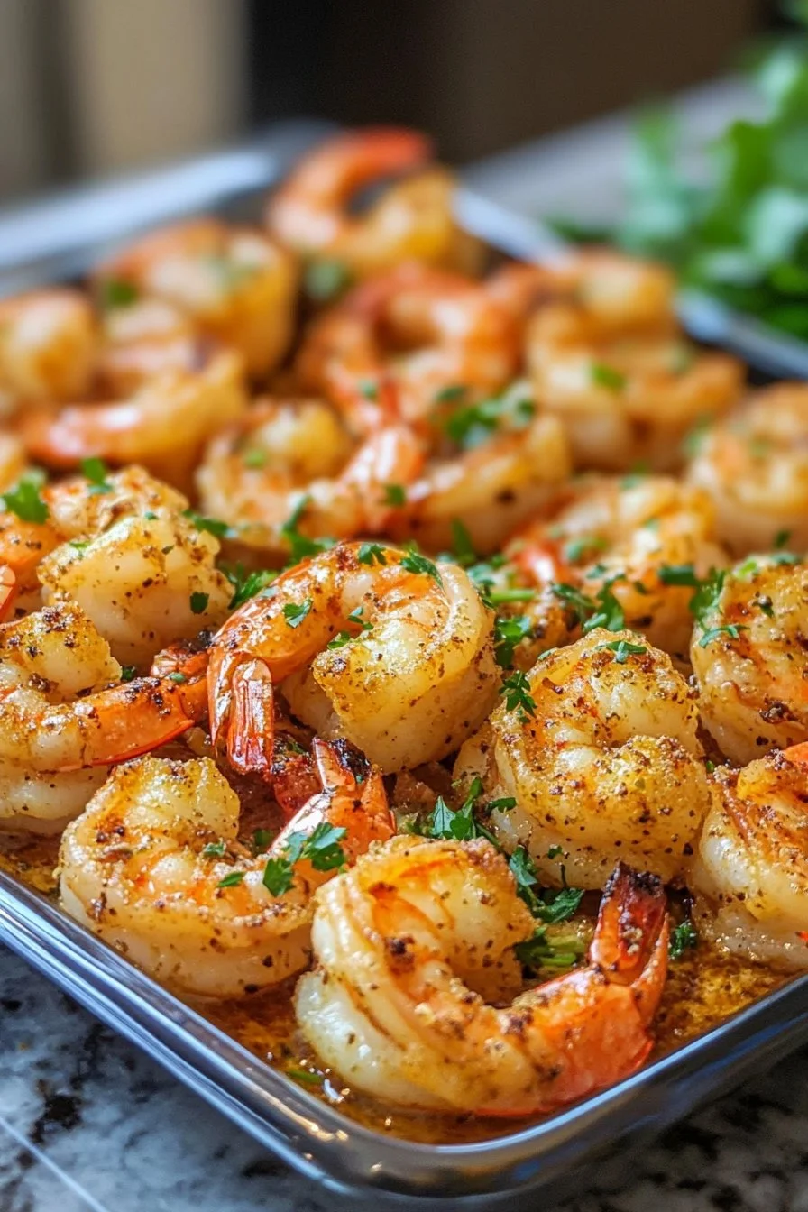 Garlic Parmesan Roasted Shrimp