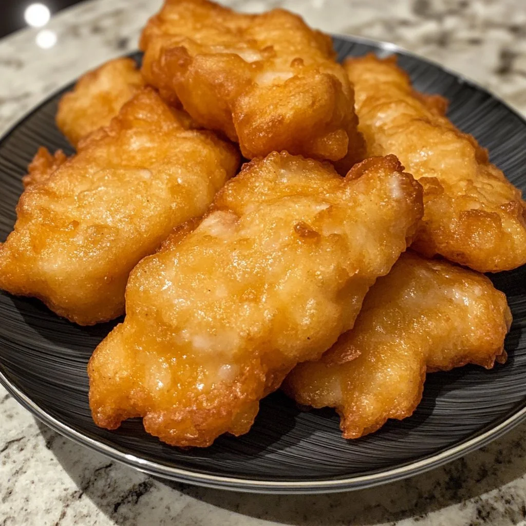 Crispy and golden fried fish coated in delicious fish batter