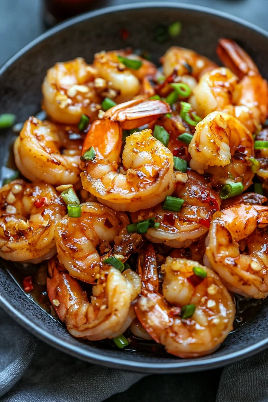 High-Protein Honey Garlic Shrimp