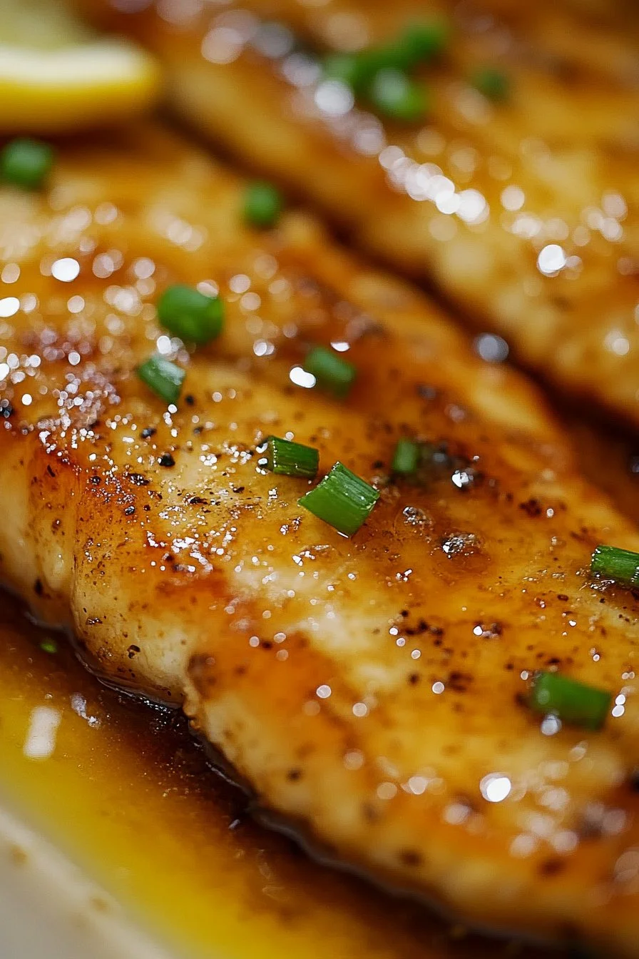 Honey Ginger Glazed Tilapia