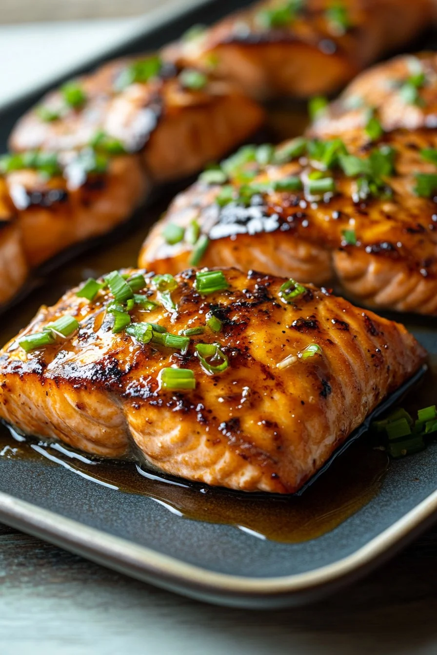 Honey Pineapple Glazed Salmon