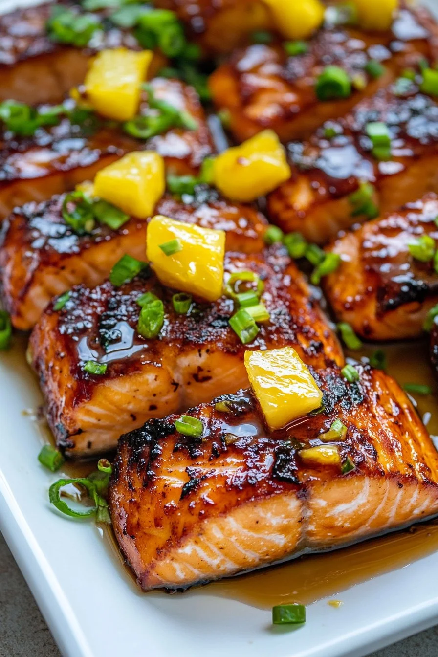 Honey Pineapple Salmon