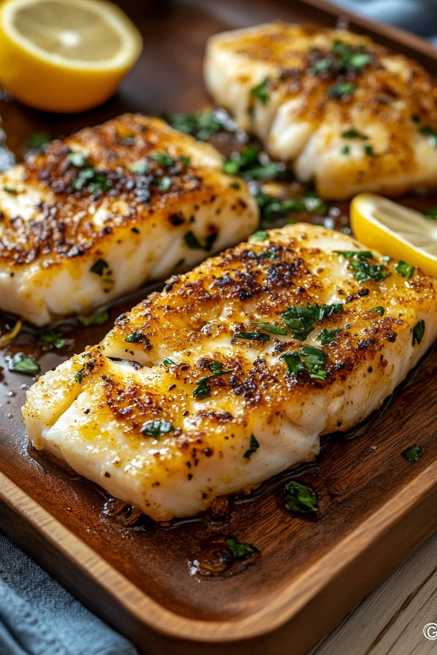 Irresistible Lemon Garlic Butter Cod