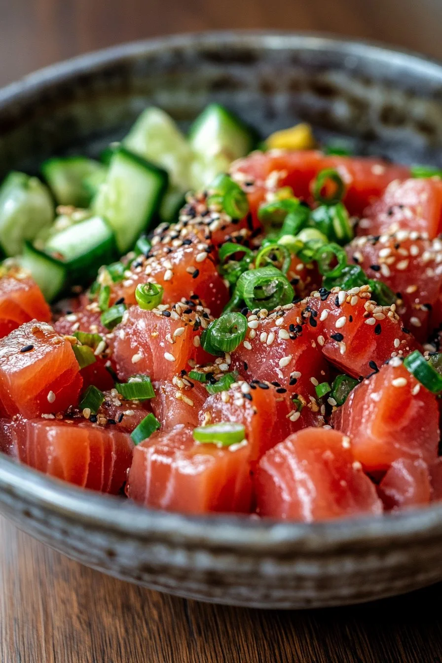 Japanese Tuna Poke Recipe