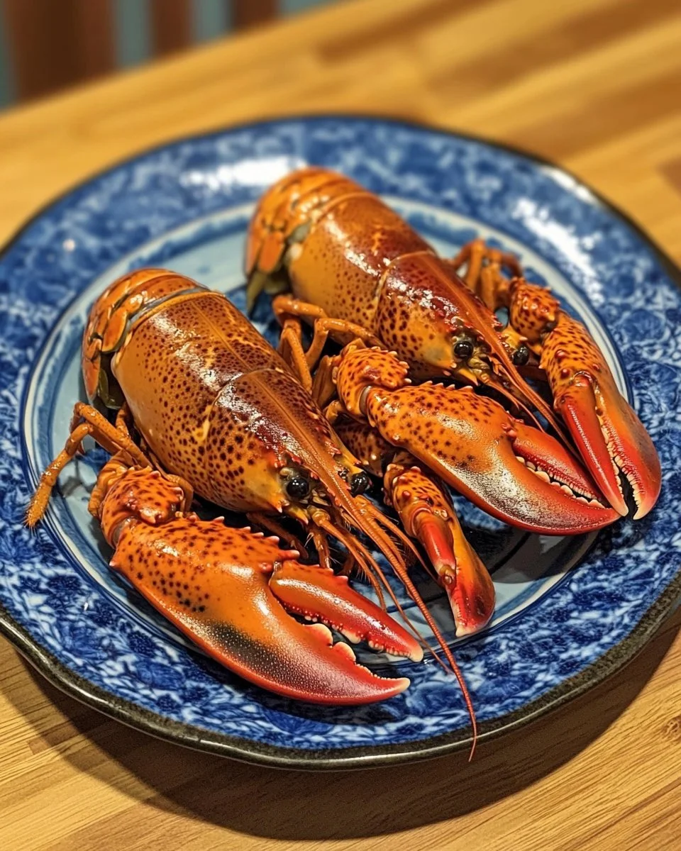 Delicious plate of Poor Man's Lobster ready to serve