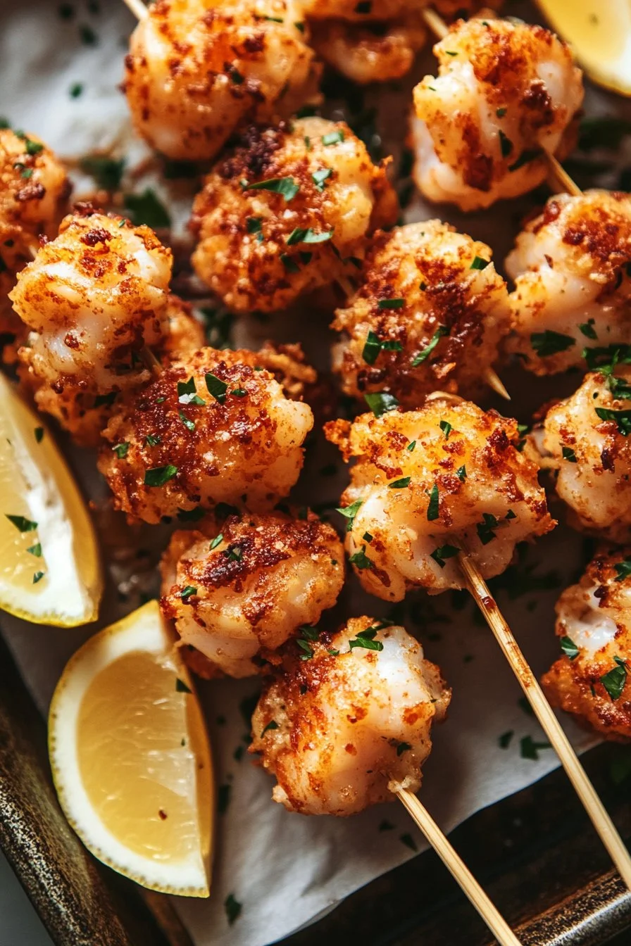 Shrimp & Crab Garlic Bombs