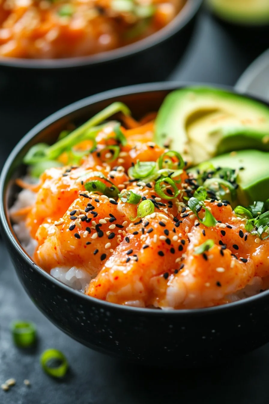Spicy Crab Sushi Bowls