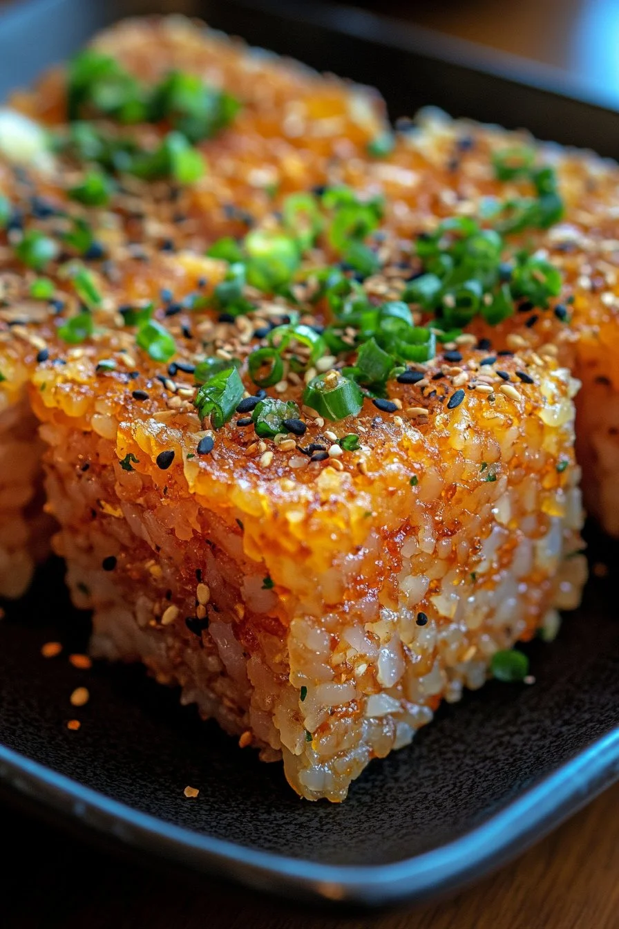 Spicy Tuna Crispy Rice Appetizer