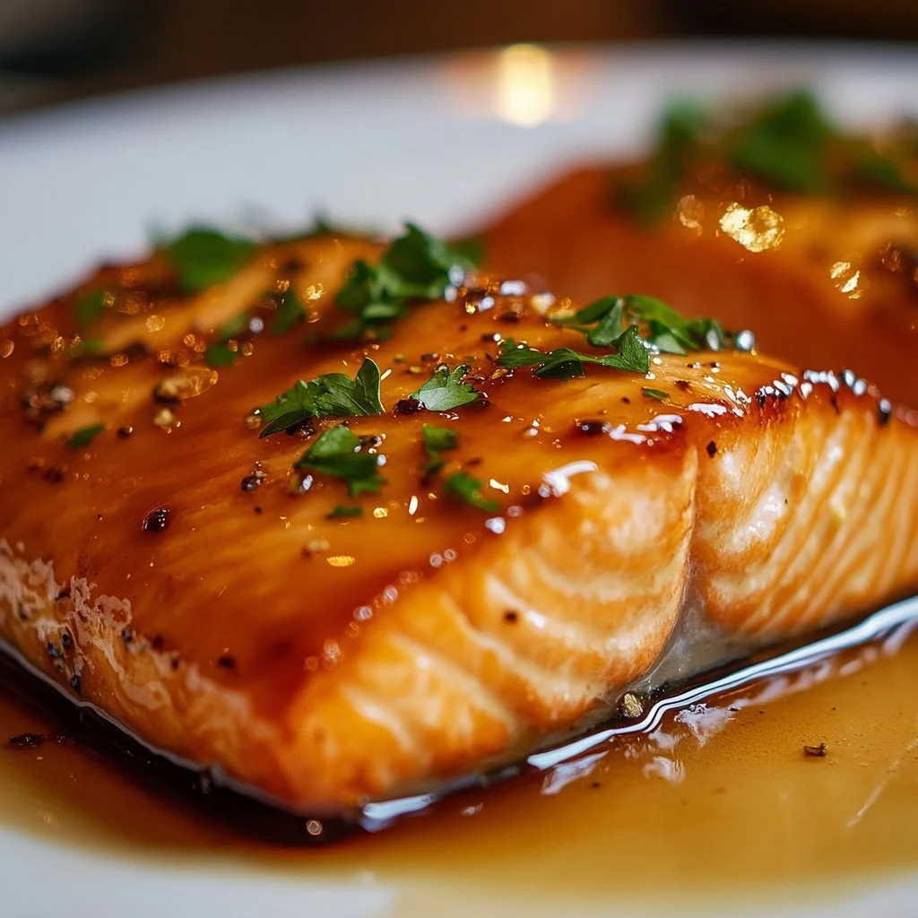 Delicious copycat Texas Roadhouse salmon recipe on a plate