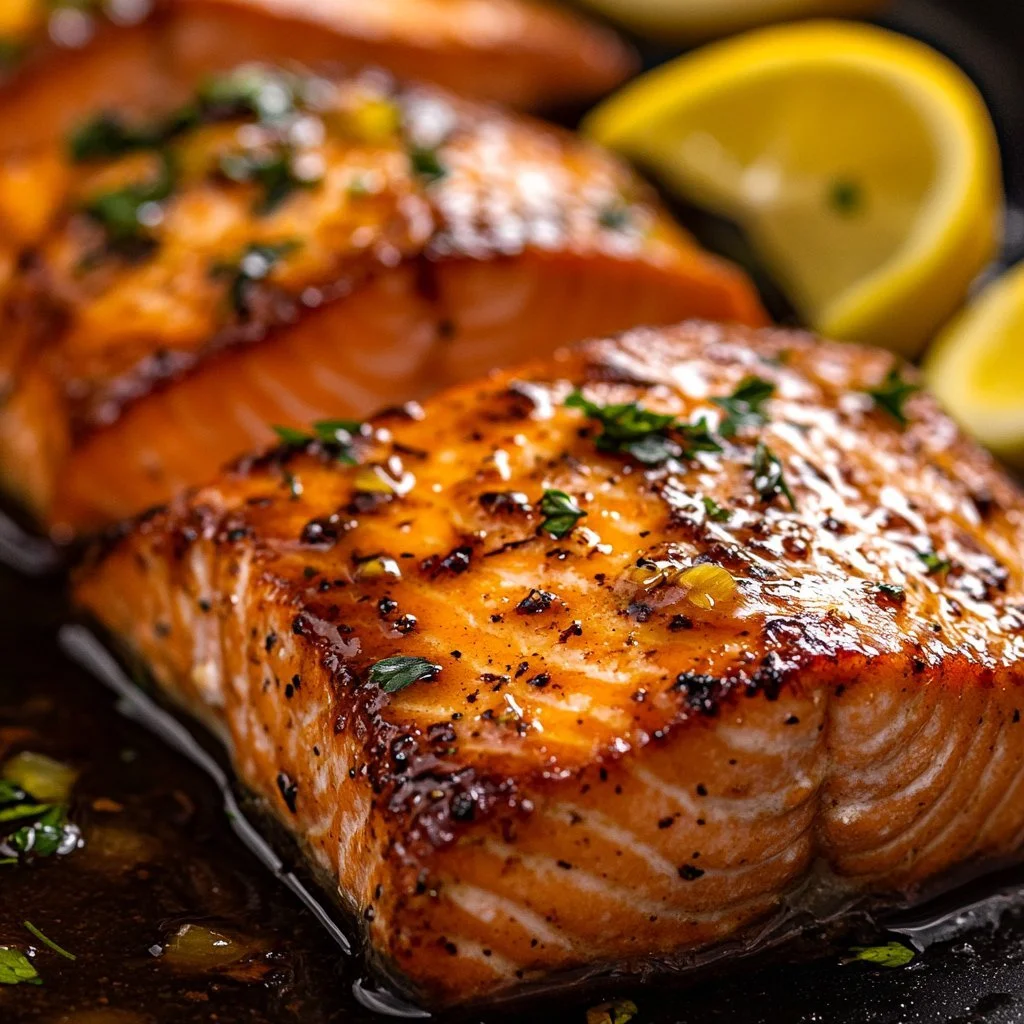 Delicious Texas Roadhouse salmon dish served with sides on a plate.