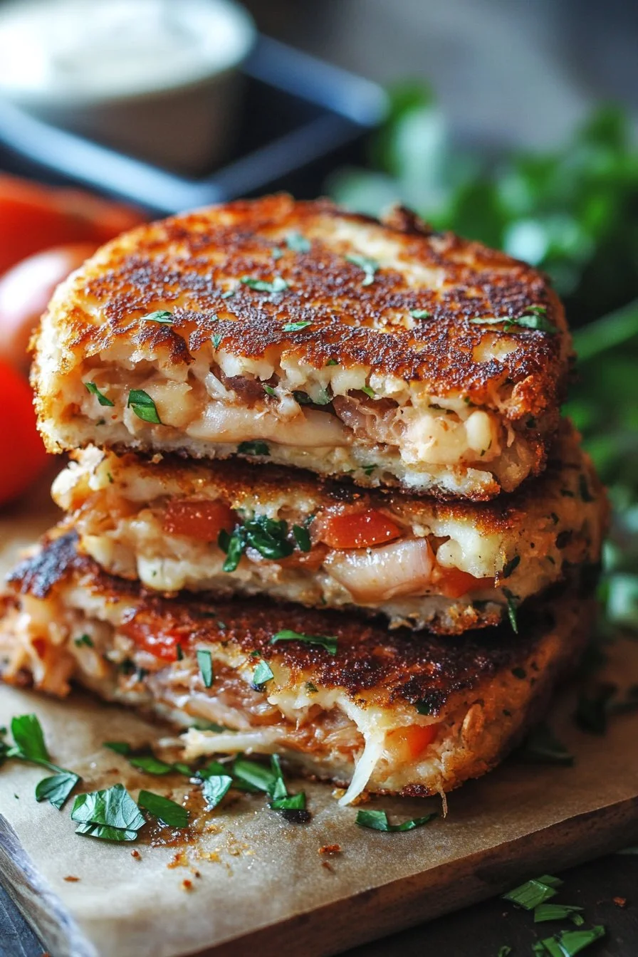 Tuna Melt Patties Recipe