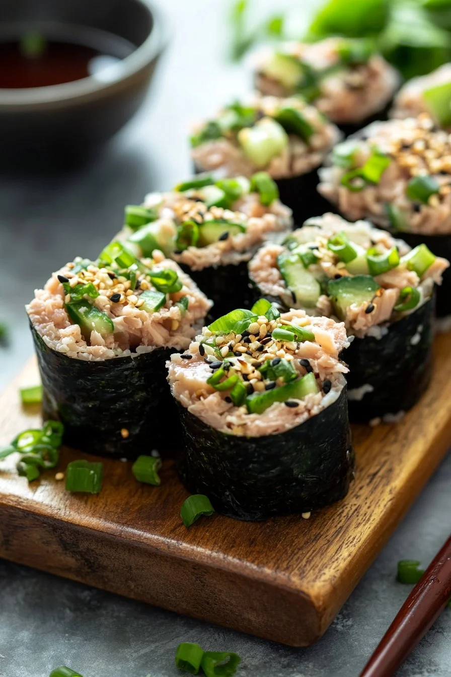 Tuna Salad Nori Wraps Recipe