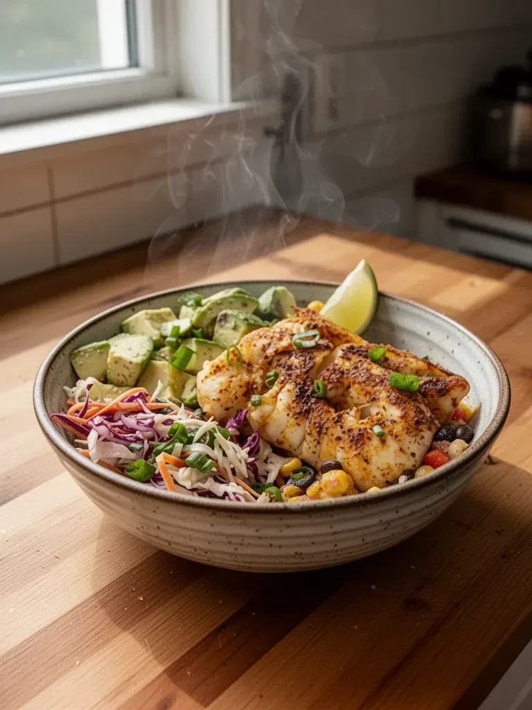 Baja Fish Taco Bowls