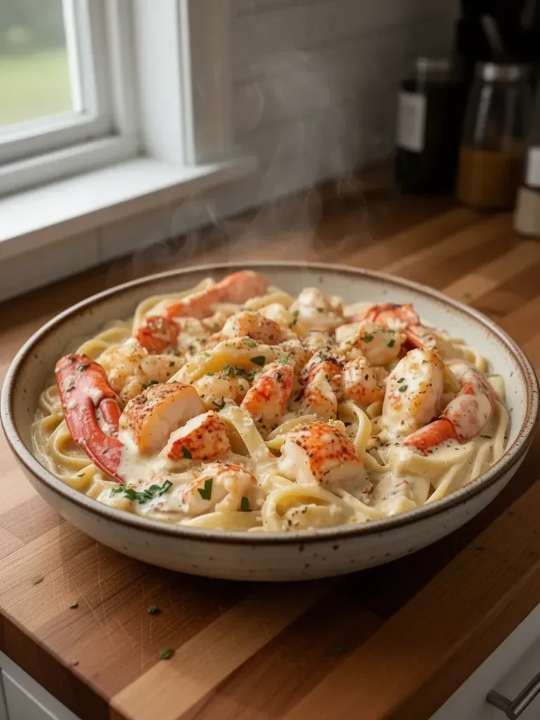 Cajun-Style Seafood Alfredo