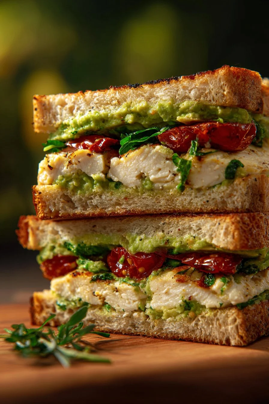 Chicken Avocado Melt Sandwich