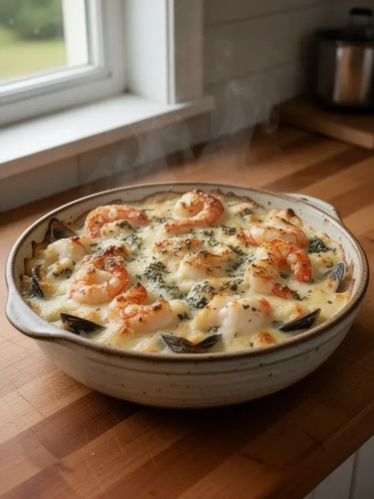 Classic Seafood Gratin