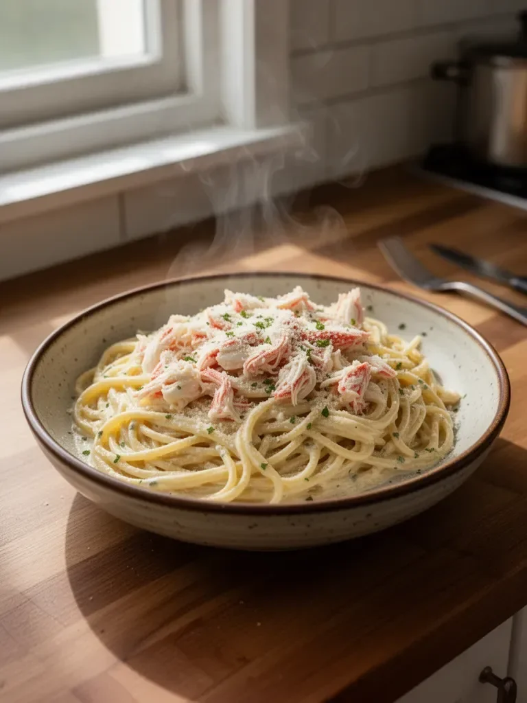 Crab Alfredo