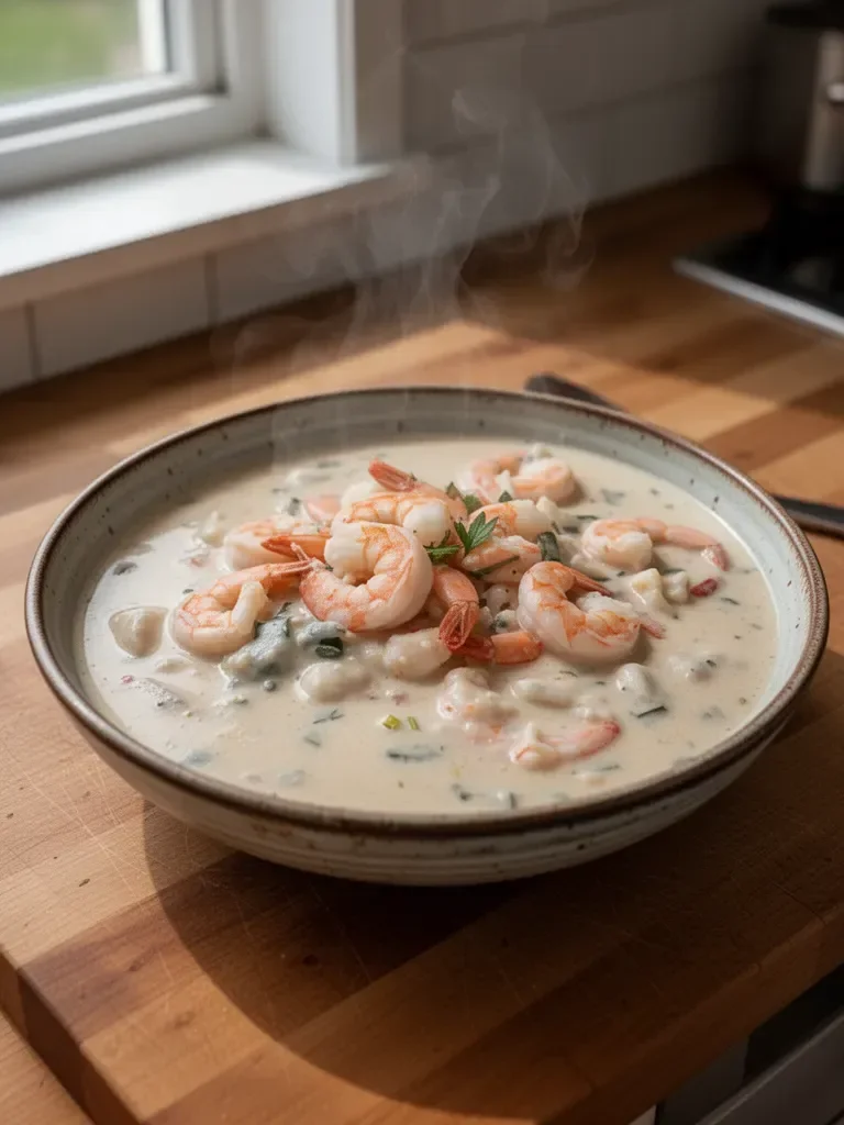Crab and Shrimp Seafood Bisque