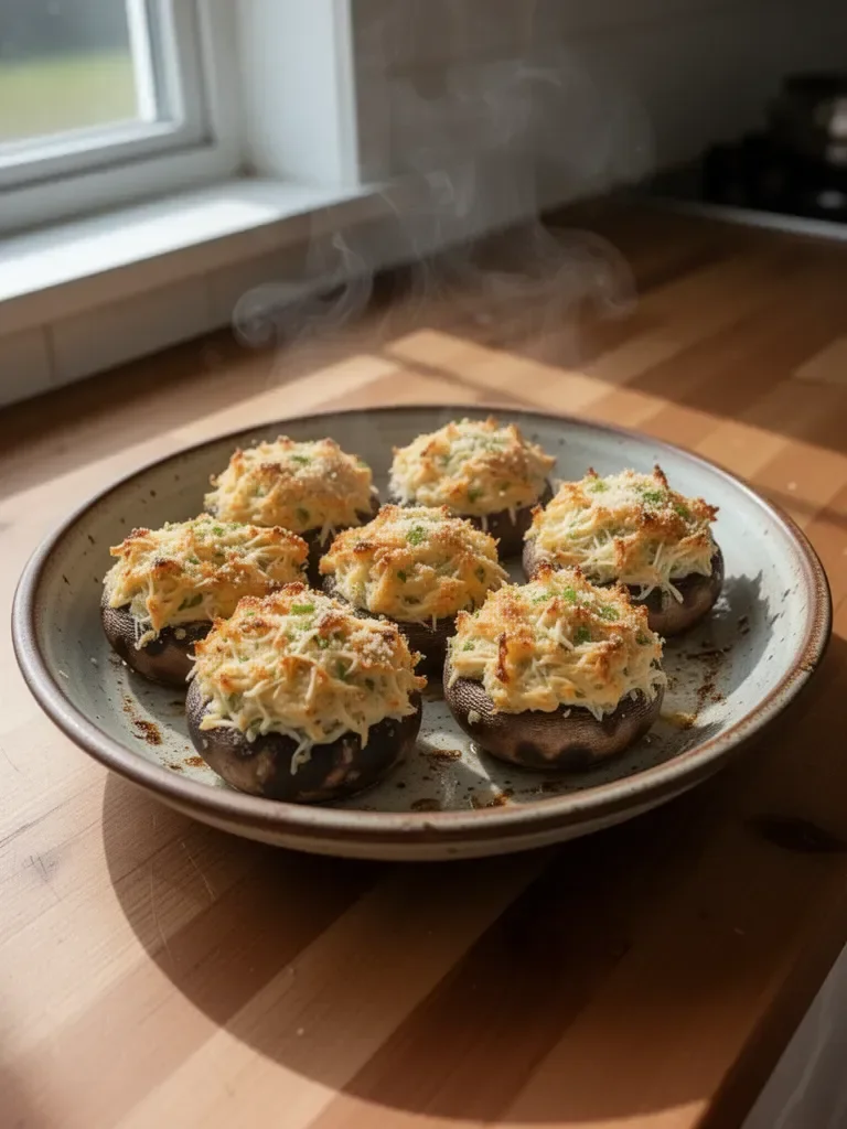 Crab Stuffed Mushrooms