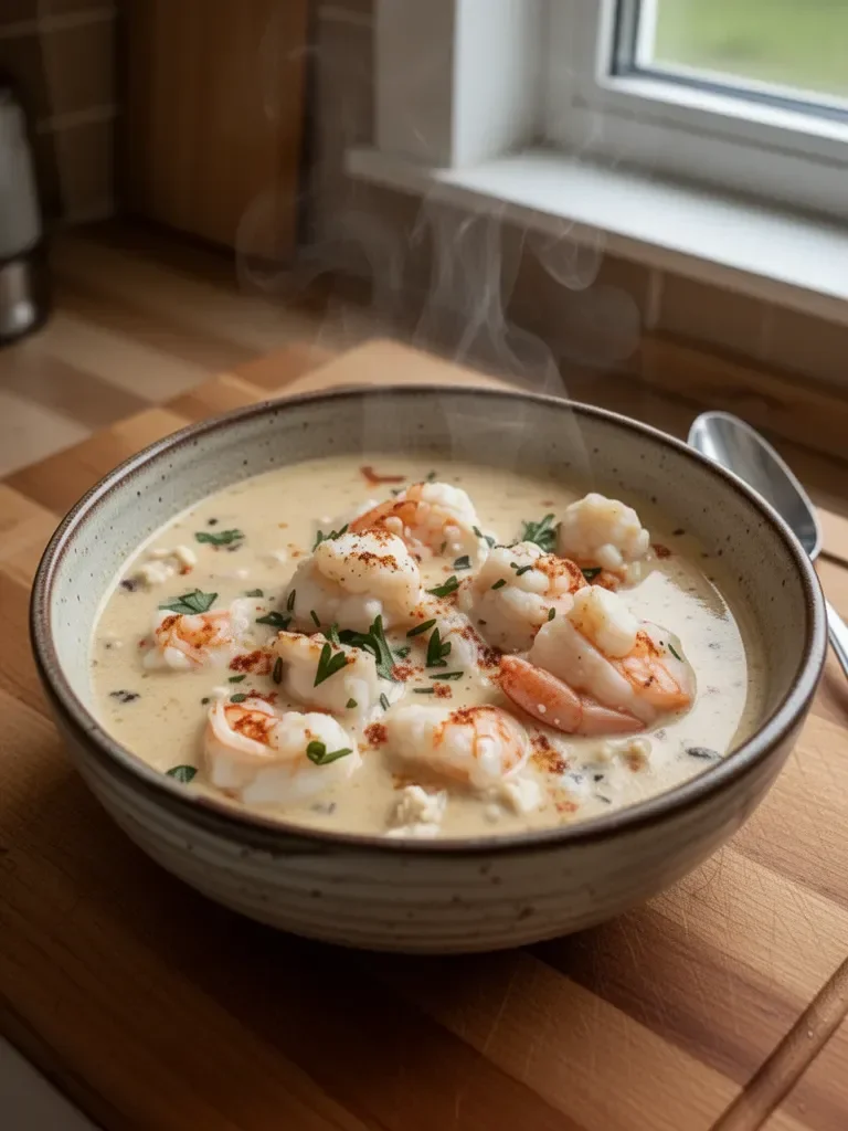 Creamy Crab and Shrimp Bisque