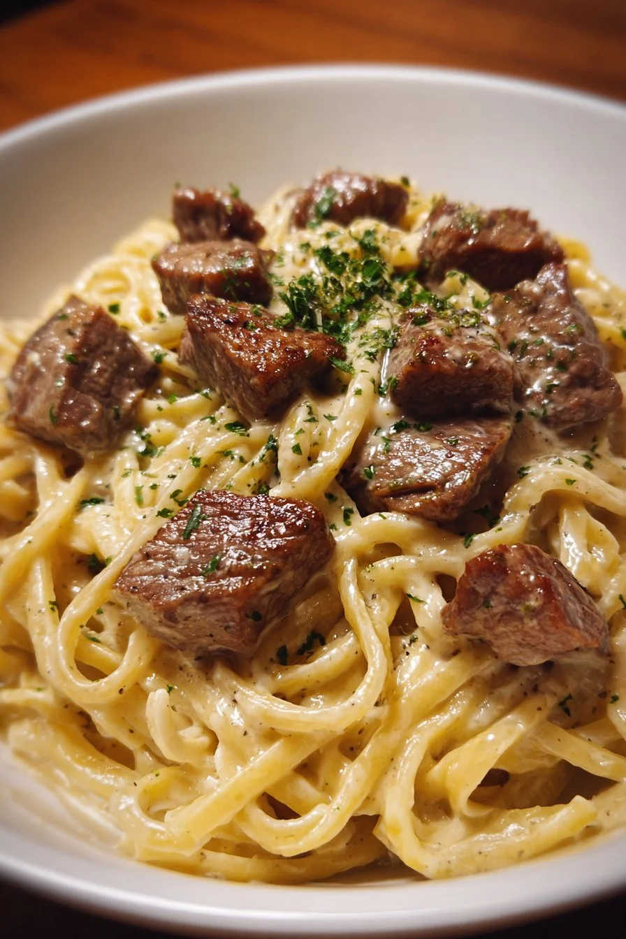 Creamy Steak Pasta