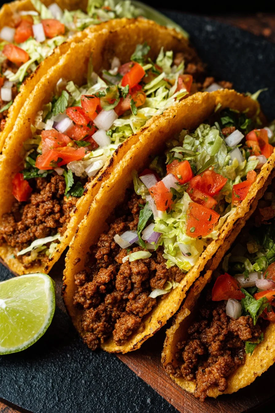 Crispy Ground Beef Tacos