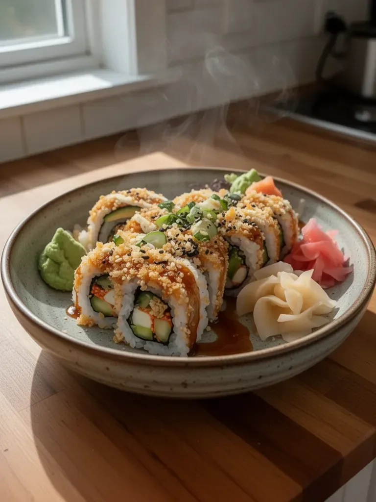 Crunchy Veggie Sushi Rolls
