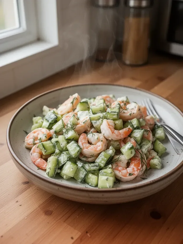 Cucumber Shrimp Salad