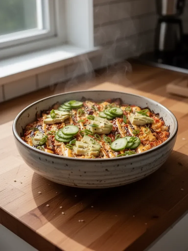 Deconstructed California Roll Sushi Bake