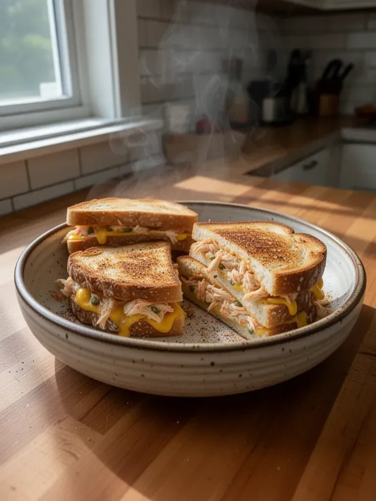 Easy Crab Melts with Old Bay Seasoning