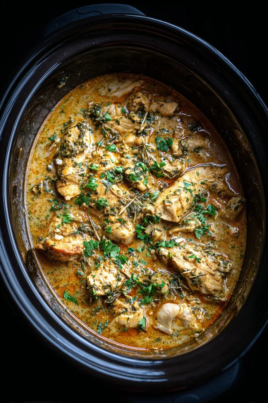 Garlic Butter Chicken Crockpot Recipe