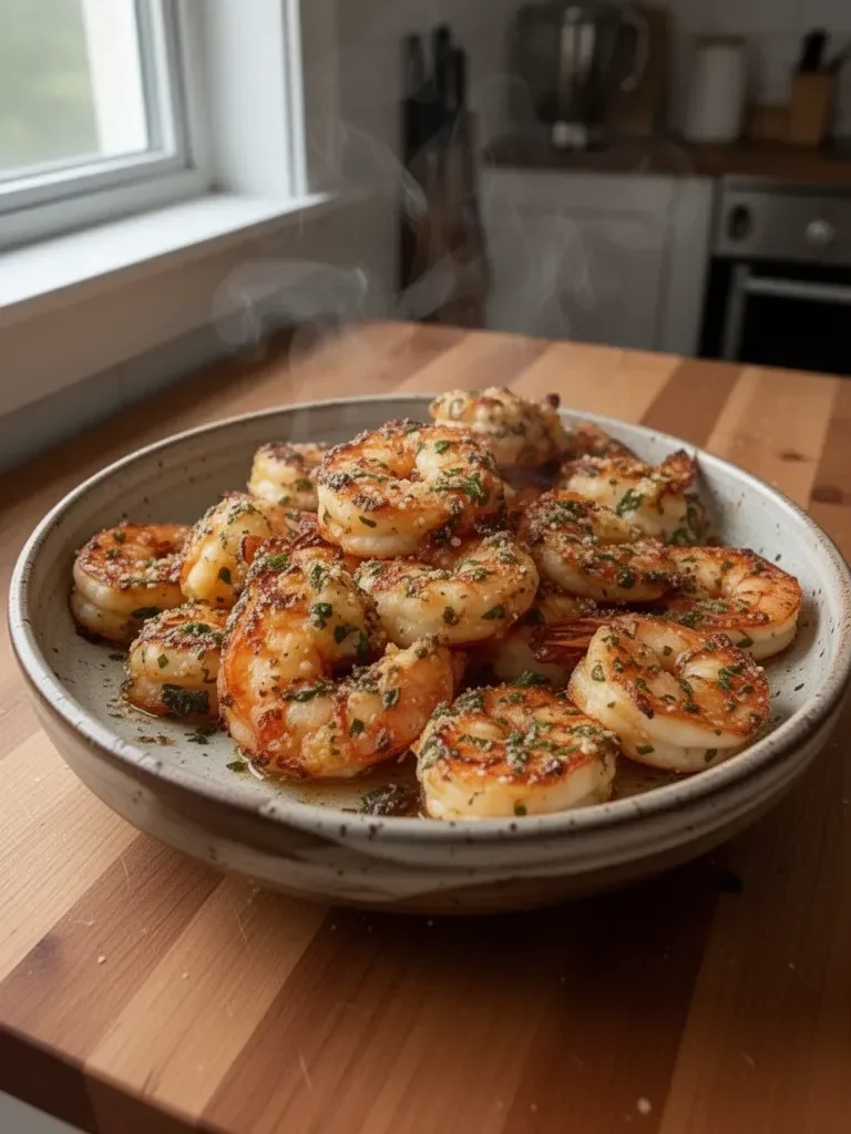 Garlic Parmesan Roasted Shrimp
