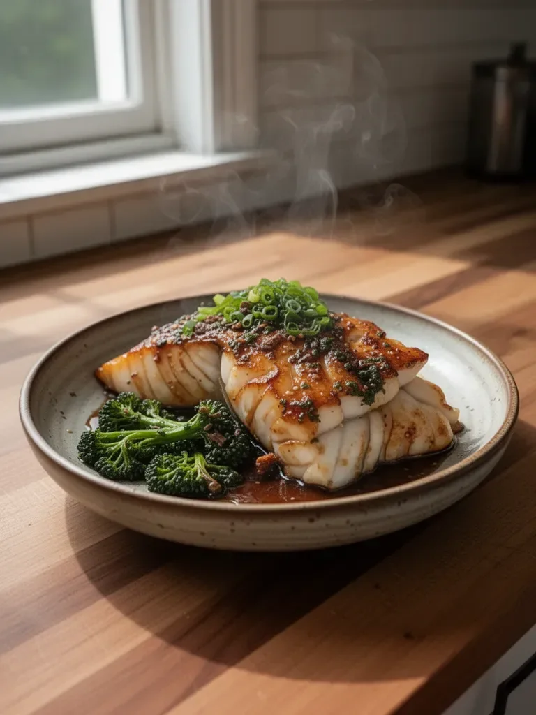 Ginger Soy Glazed Cod