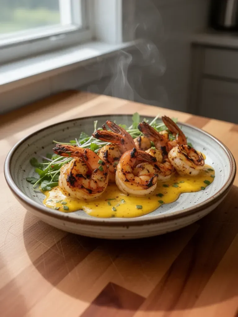 Grilled Shrimp with Mango Lime Sauce