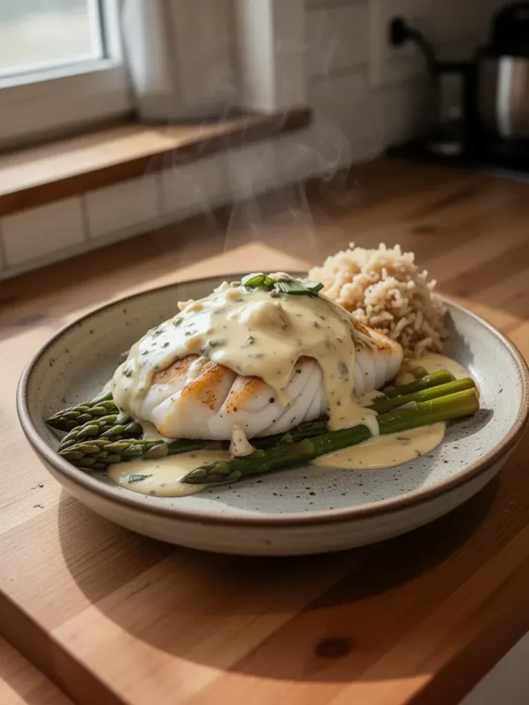 Halibut Oscar