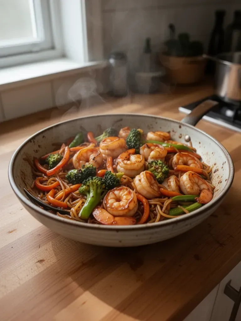 High-Protein One-Pan Shrimp Stir Fry
