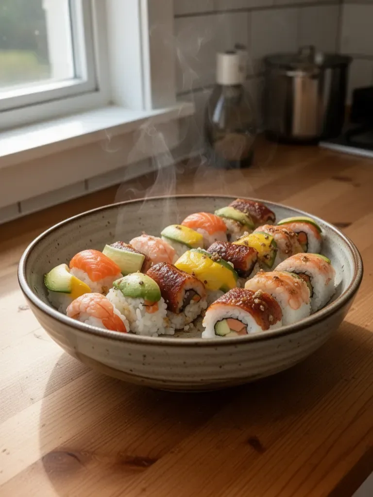 Ice Cube Tray Sushi
