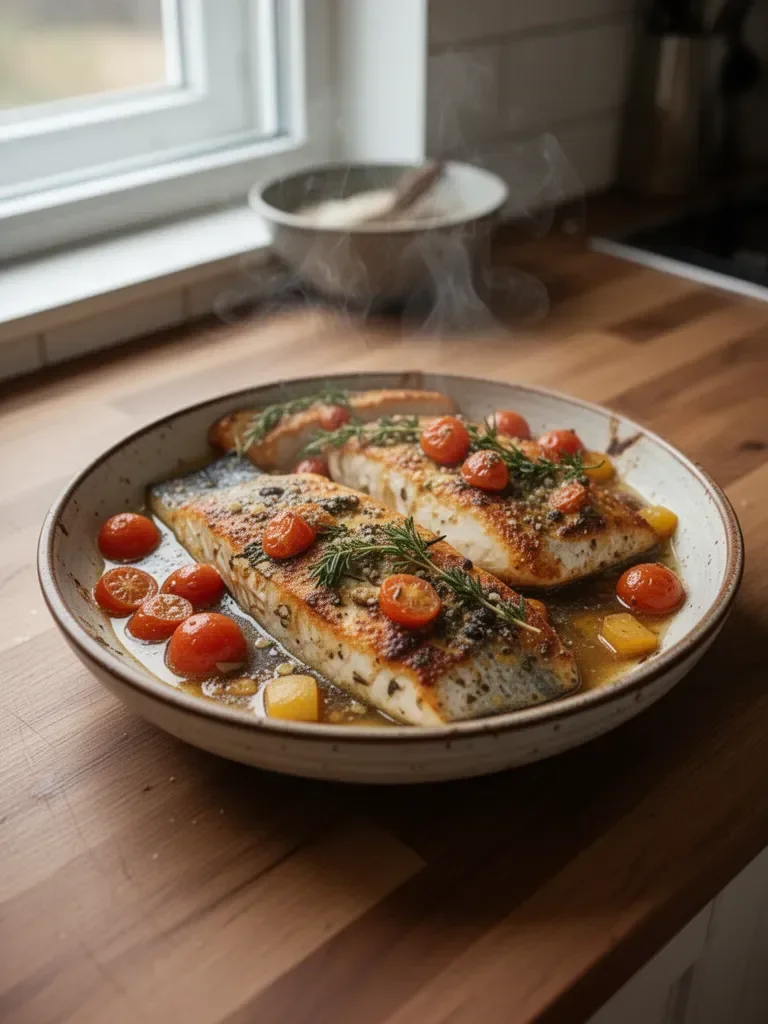 Mediterranean Baked Fish