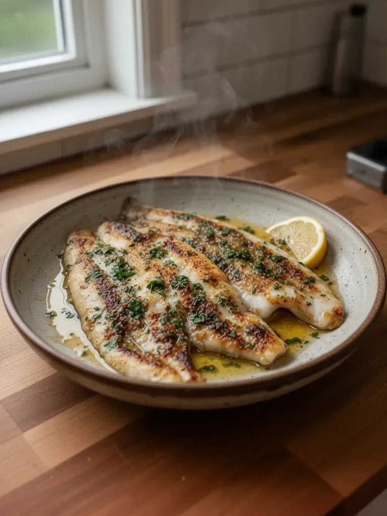 Pan-Seared Flounder with Brown Butter and Lemon