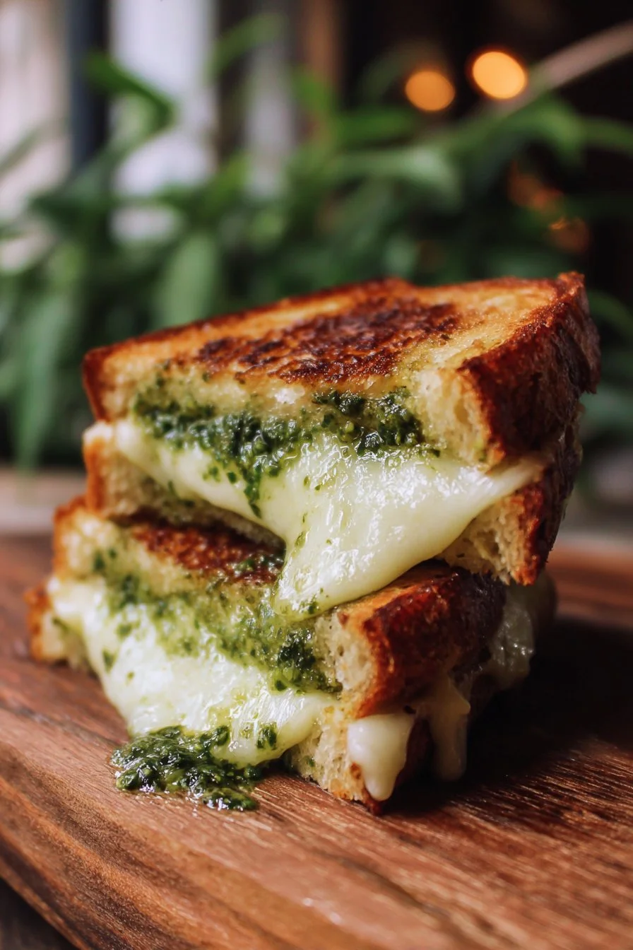 Pesto Grilled Cheese