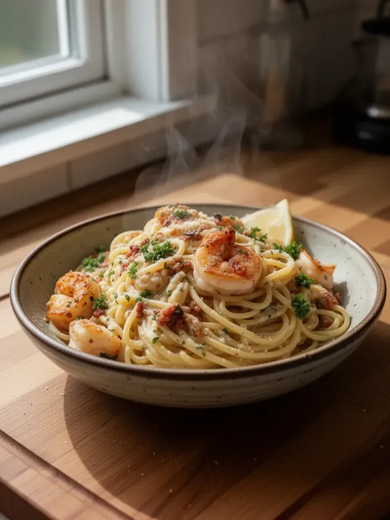 Seafood Carbonara