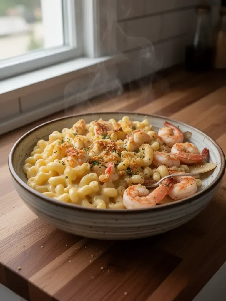 Seafood Mac and Cheese