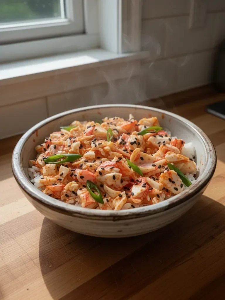 Spicy Crab Sushi Bowls