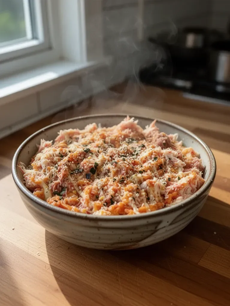Spicy Tuna and Creamy Crab Sushi Bake