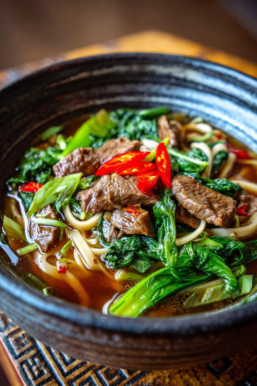 Sticky Beef Noodles