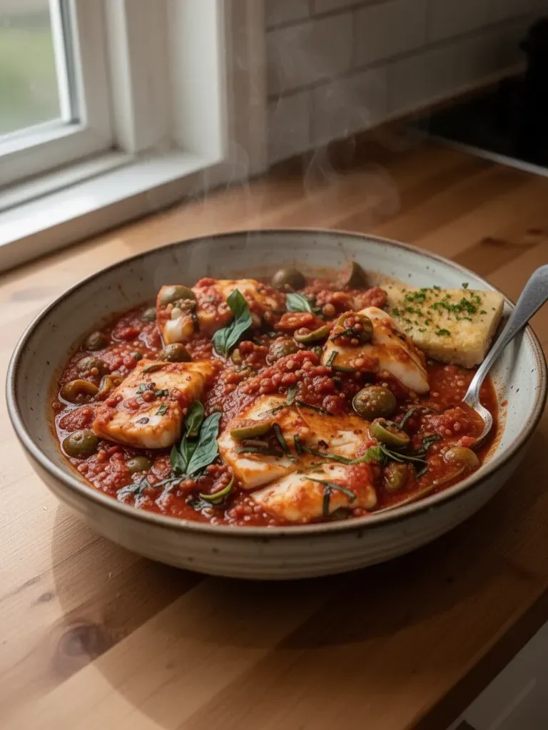 Ultimate Savory Fish Puttanesca
