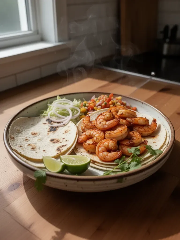 Air Fryer Shrimp Tacos