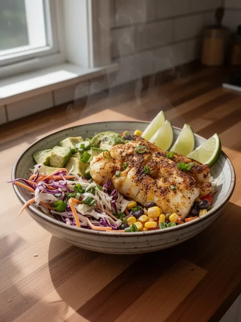 Baja Fish Taco Bowls