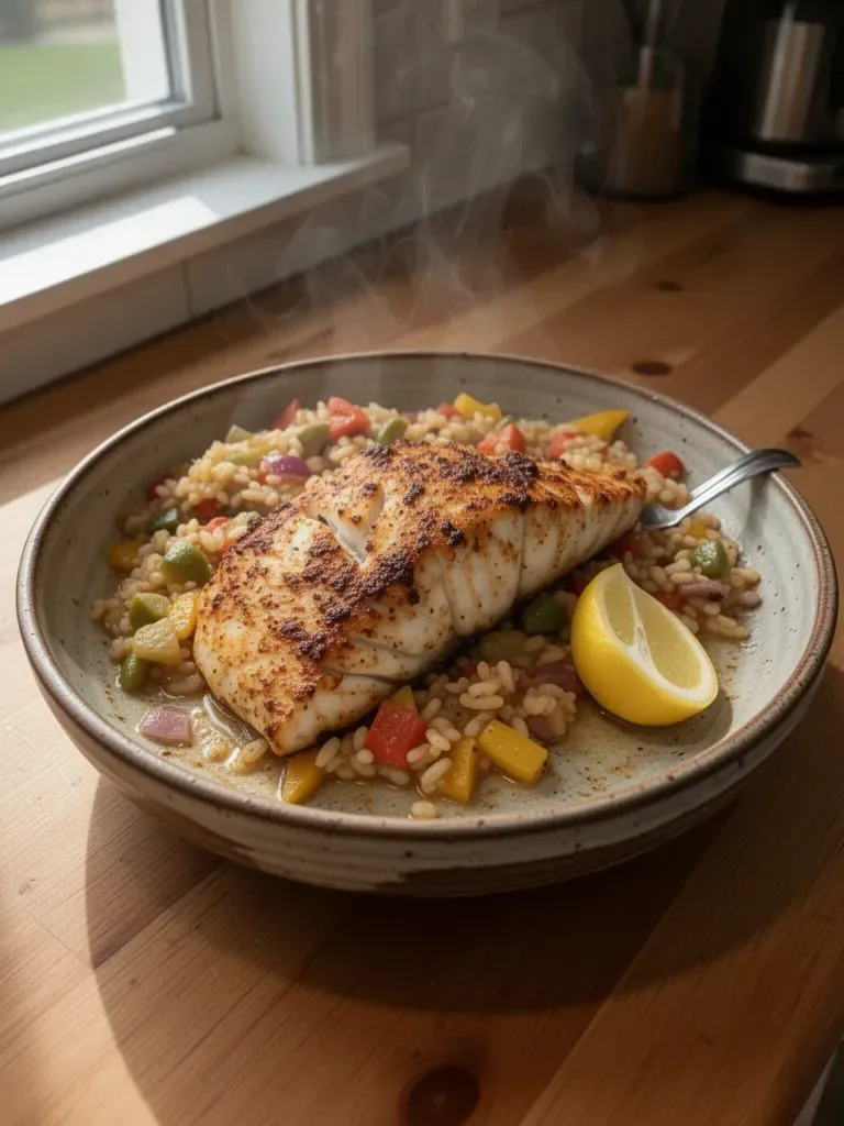 Best Cajun Halibut Ever